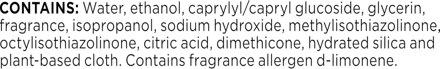 Clorox Free & Clear Cleaning Wipes. Light Lemon Scent. 75 Count. Pack of 3 (Pack May Vary)