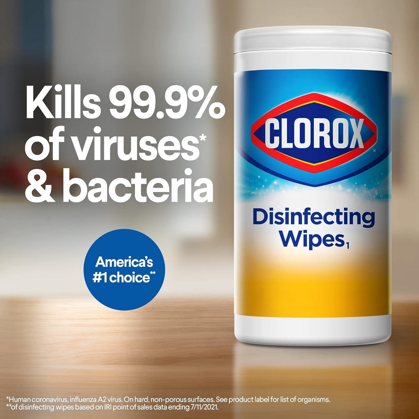 Clorox Disinfecting Wipes Value Pack. 3x 75ct Crisp Lemon and Fresh Scent Canister and 3x 75ct Easy Pull Moisture Seal Pack