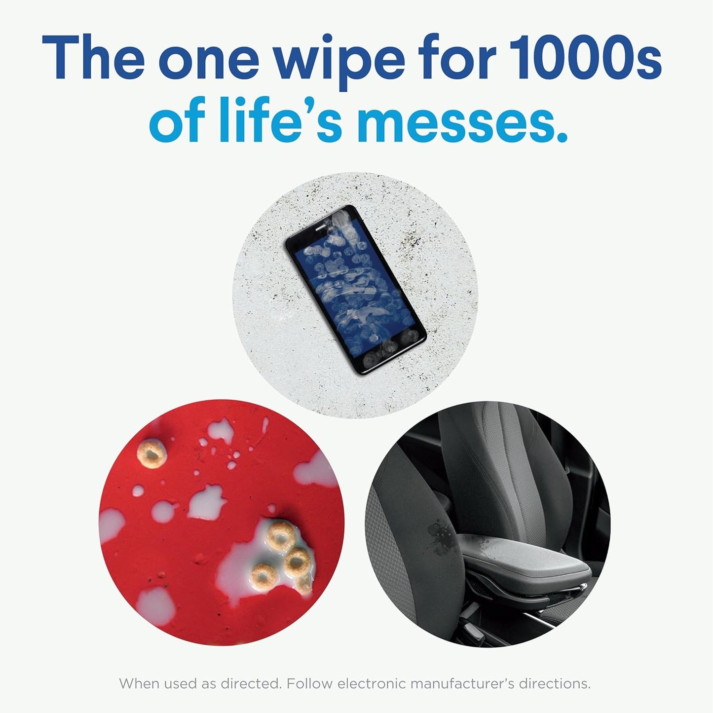 Clorox Disinfecting Wipes On The Go Travel Wipes. Dorm Room Essentials. Crisp Lemon. 9 Count (Package May Vary)