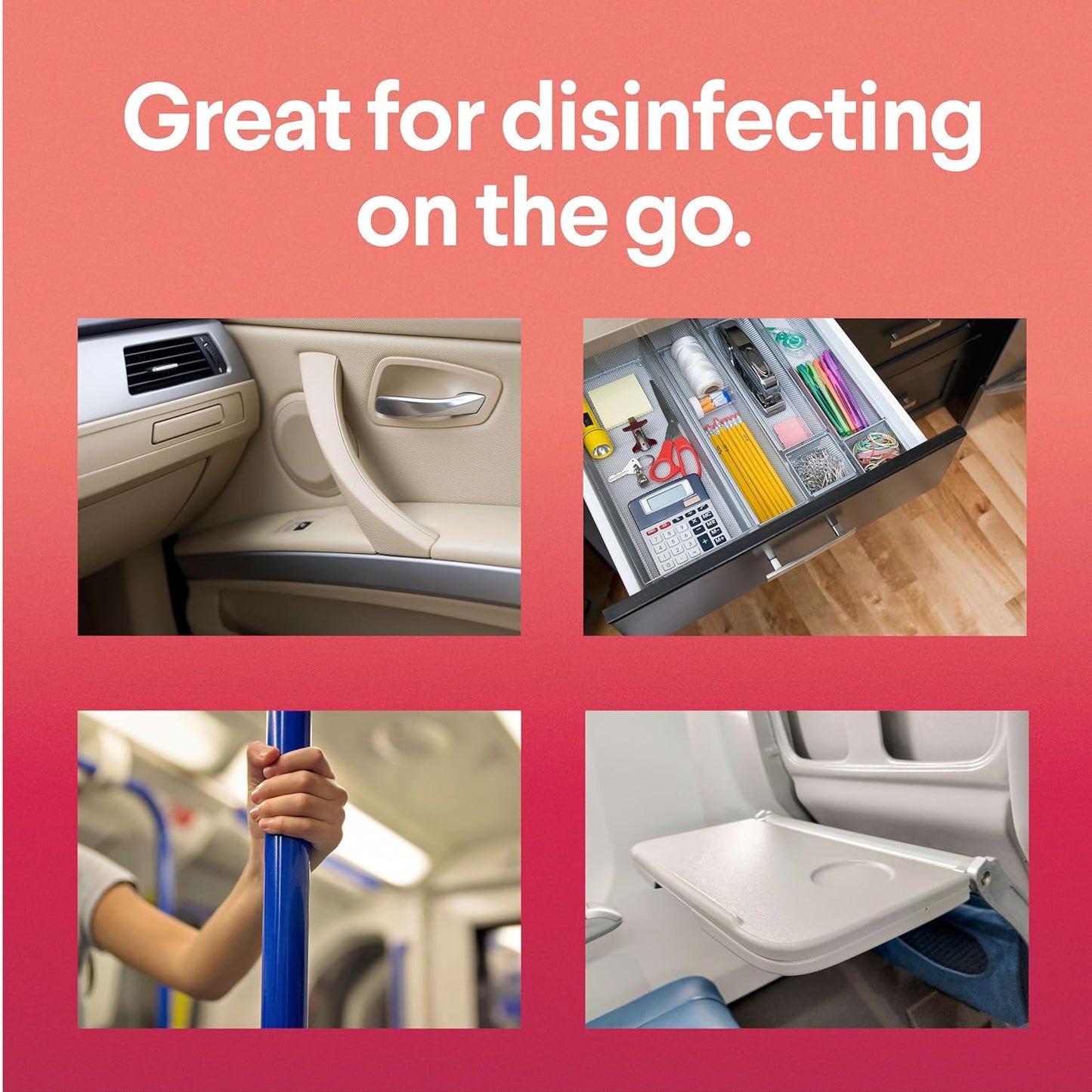 Clorox Scentiva Disinfecting Wipes. Grapefruit and Orange Blossom. 75 Ct.. Pack of 3 (Pack May vary)