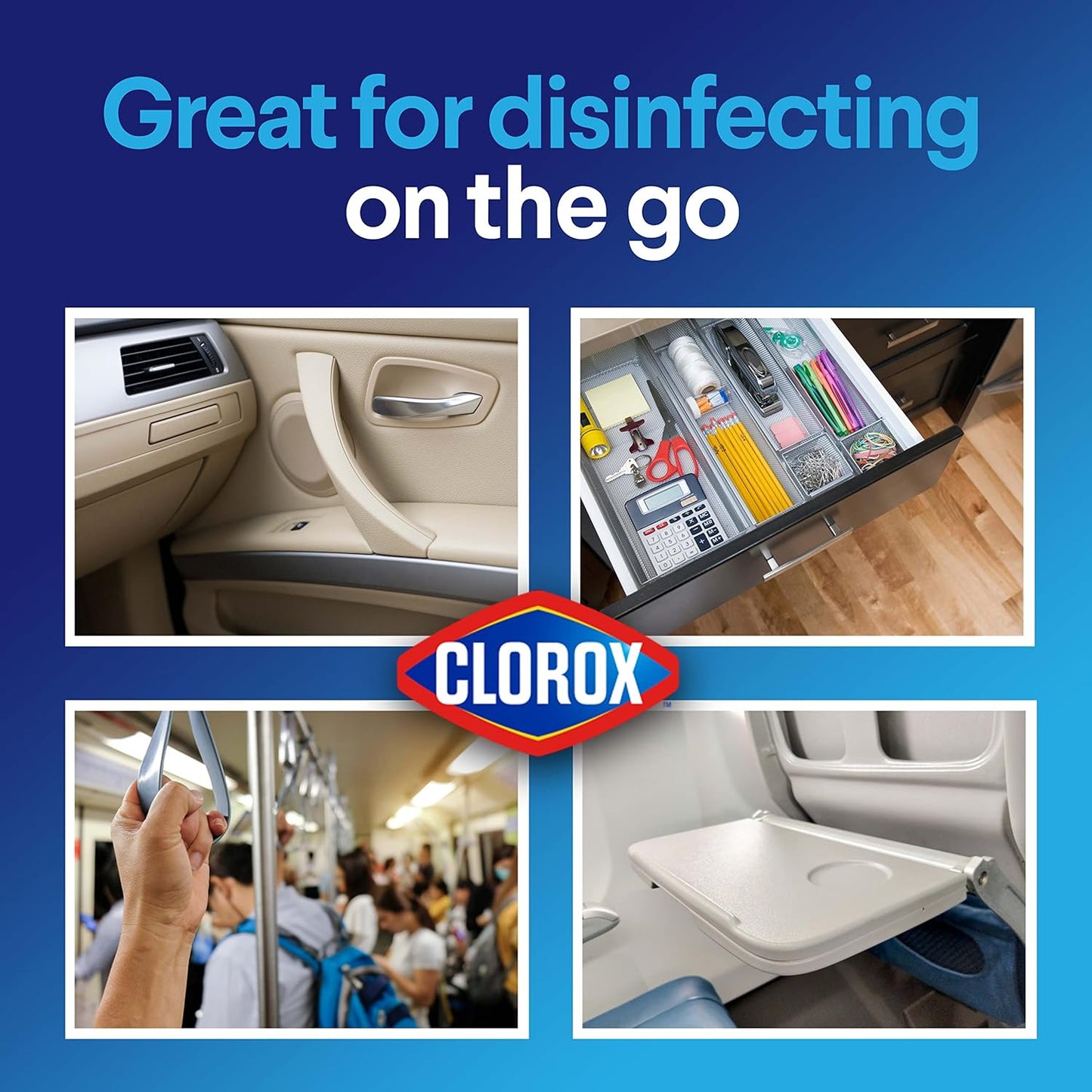 Clorox Disinfecting Wipes. Bleach Free Cleaning Wipes. Household Essentials. Dorm Room Essentials. 75 Wipes. Pack Of 3. Fresh Scent (Package May Vary)